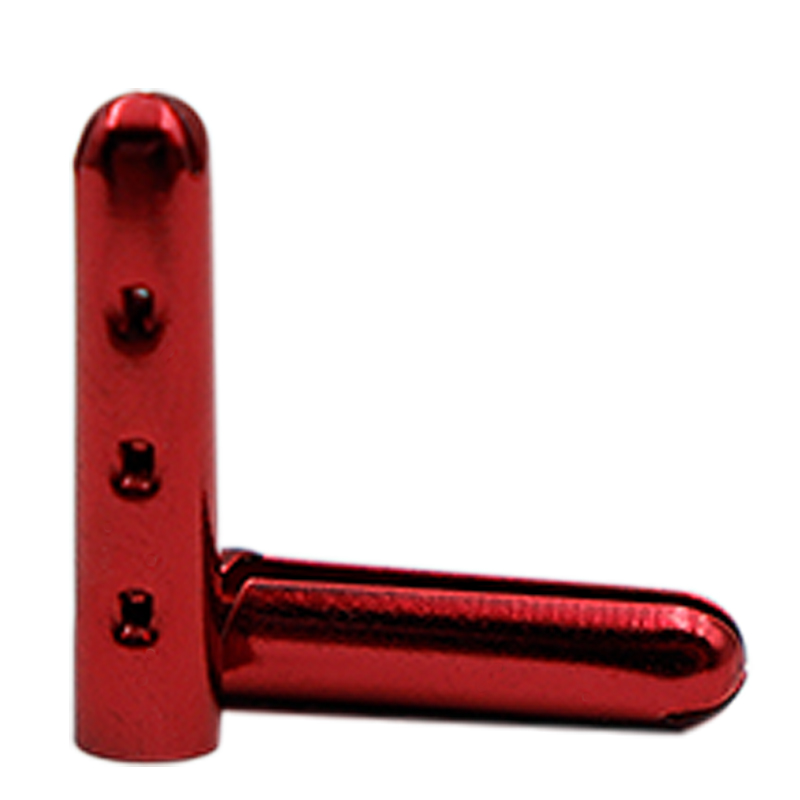 Men Accessories Tips - Eigen Merk Rode Metalen Kogel Open