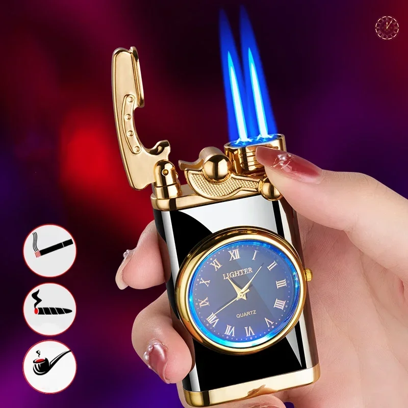 Men Accessories Gadgets - Winddicht Gasaansteker Polshorloge Aansteker Buiten Jet