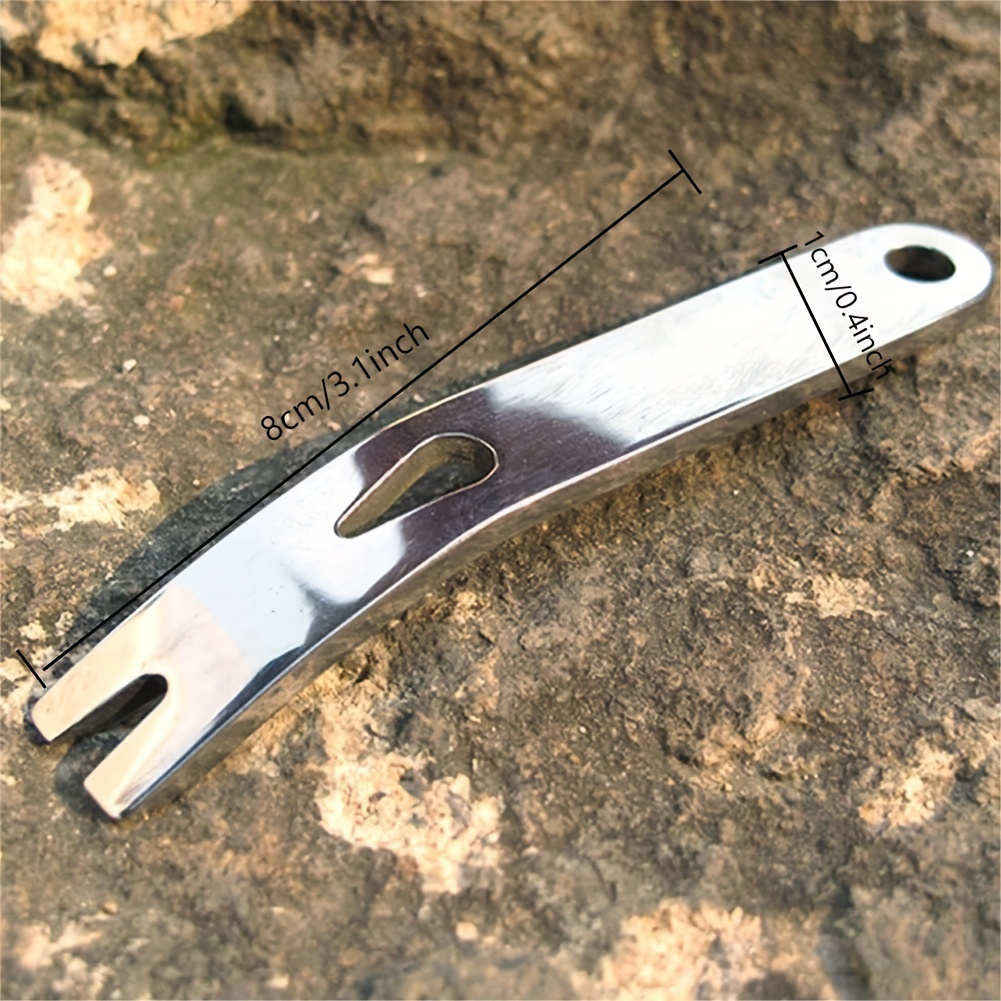 Keychain Multi Tool - 1pc Mini Crank Koevoet, Sleutelhanger Multitool