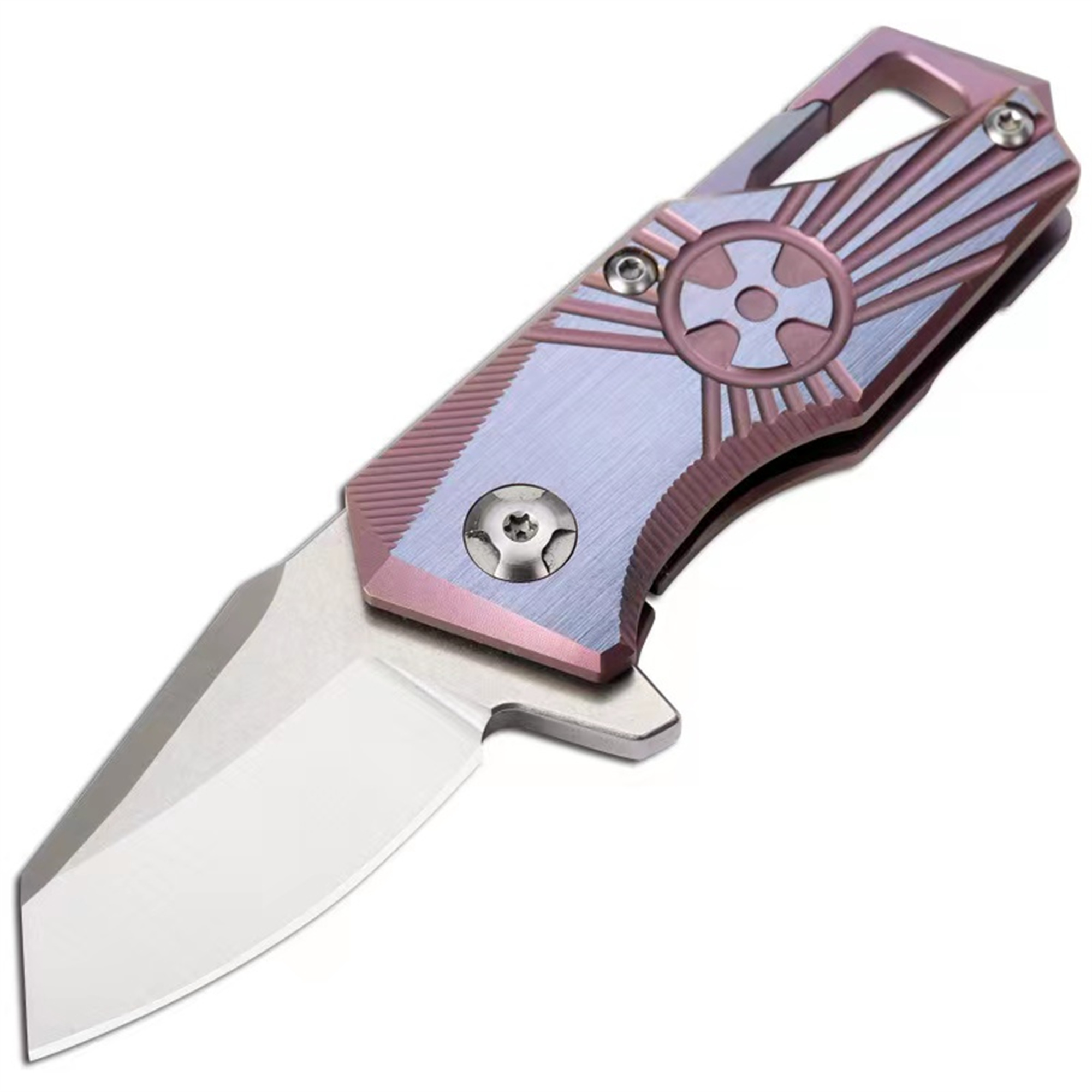 Keychain Multi Tool - Titanium Legering Mini Mes M390 Pocket
