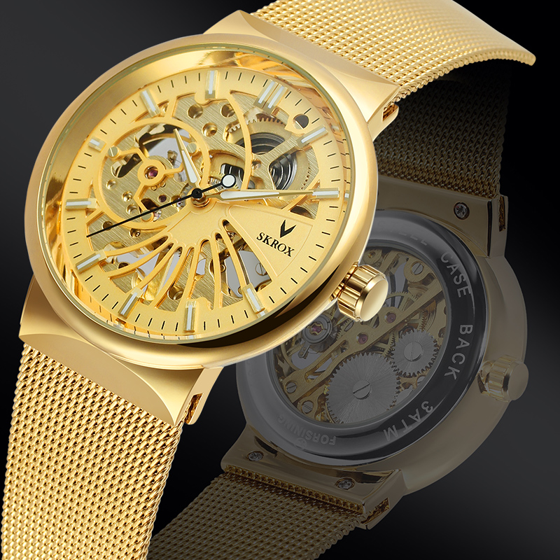 Men'S Accessories Luxury Brands - SKROX Luxe merken mode herenpolshorloges Stalen