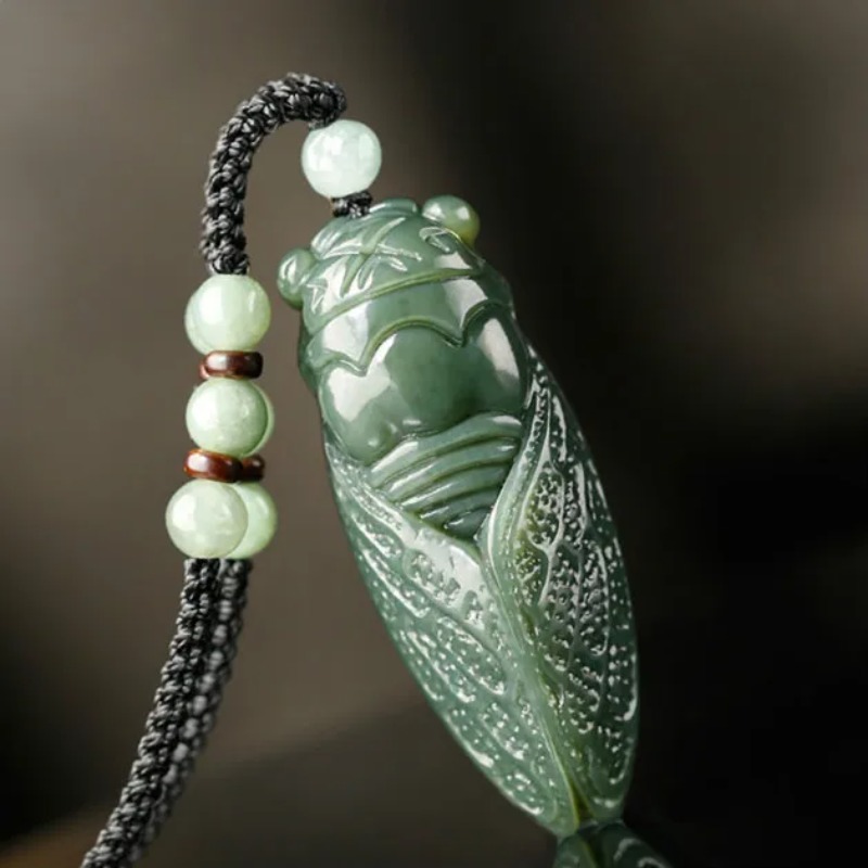 Men Accessories For Hand - Natuurlijke Tian Cicade Hanger Kralen Ketting