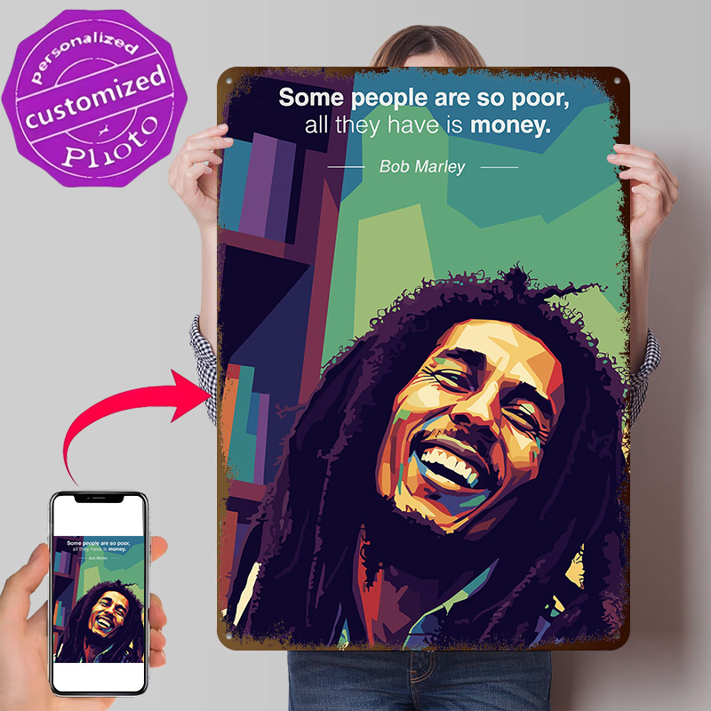 Men'S Accessories Quotes - Bob Marley quote pop art 3D