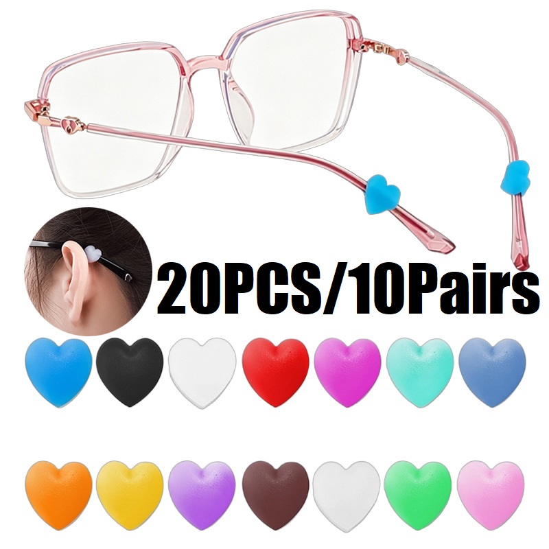 Men Accessories Tips - 20PCS Hart Siliconen Bril Oorhaak Anti-slip