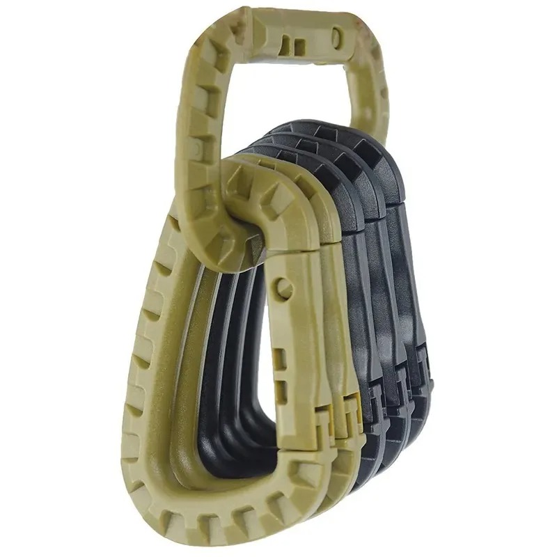 Keychain Multi Tool - Tactische Karabijnhaak Set Plastic Staal Snelle