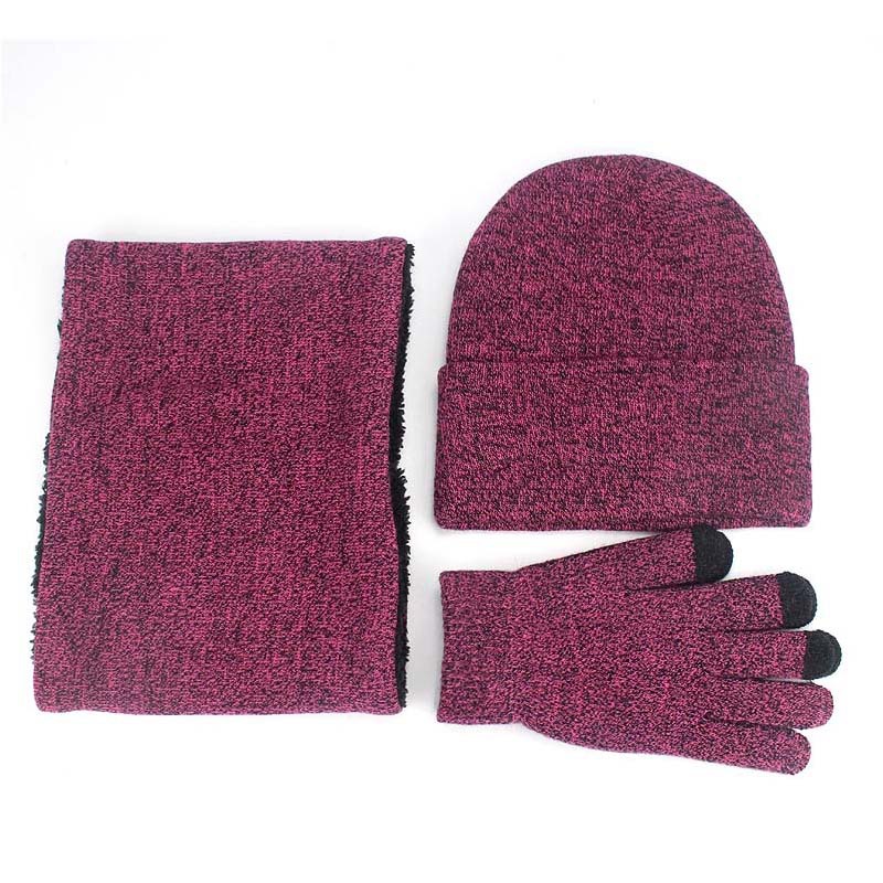 Men Accessories Tips - Wintermuts sjaal handschoenenset, pluche gevoerde warme