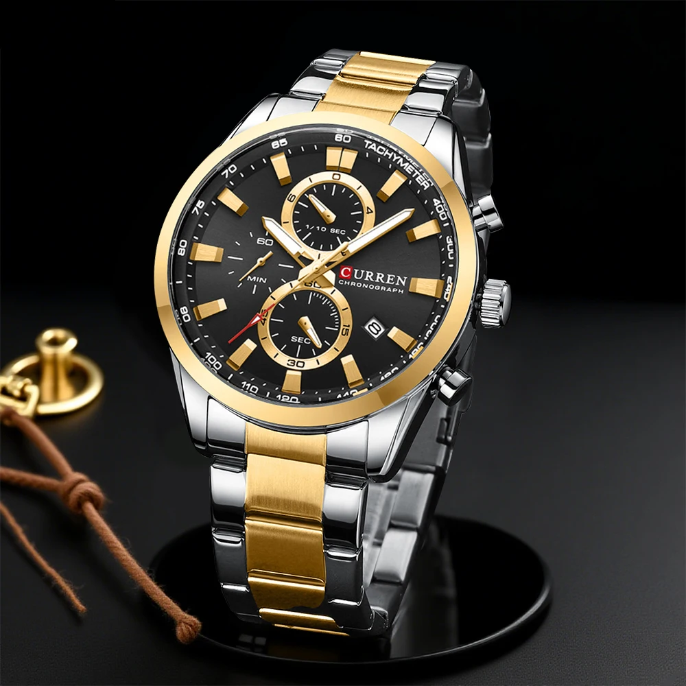 Men Accessories Jewelry - CURREN Casual quartz chrono sporthorloges merken