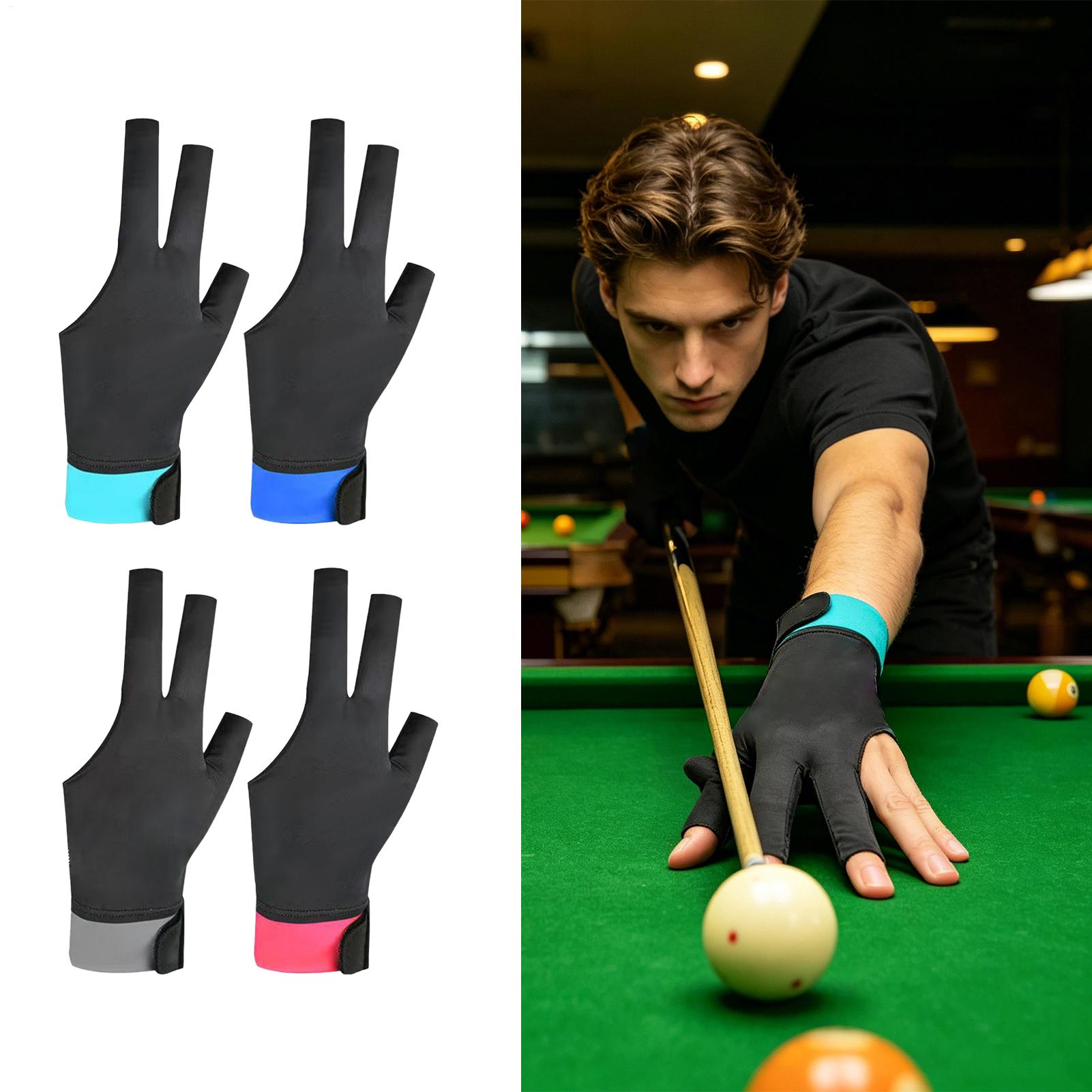 Men Accessories For Hand - Poolhandschoen 3-vingerige antislip sportaccessoires biljart handschoenen