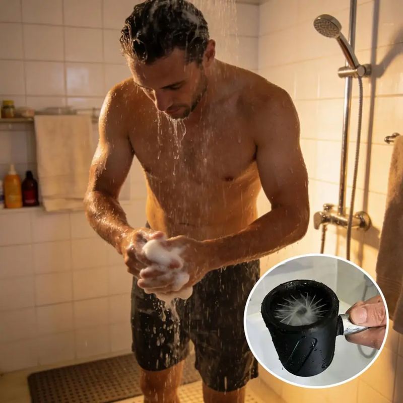 Men Accessories For Hand - Hogedruk handdouche, spoelende reinigingsspiraalmondstuk voor mannen,