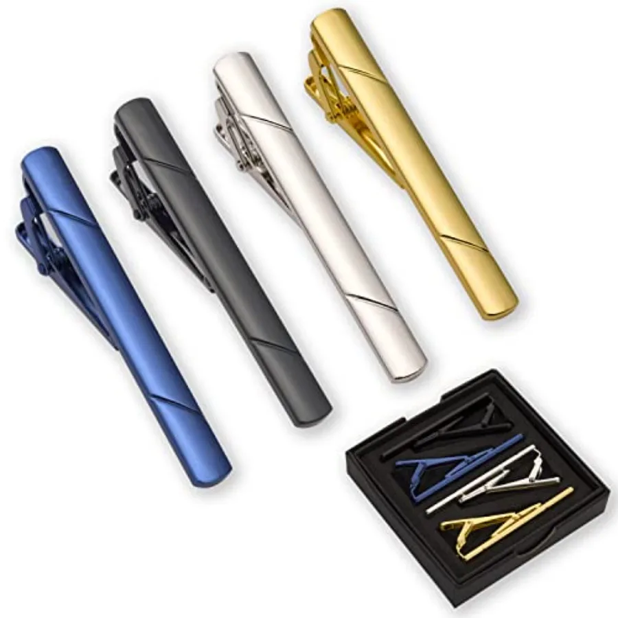 Men'S Suit Accessories - 4 stuks dasspeldjes voor heren, dasspeld