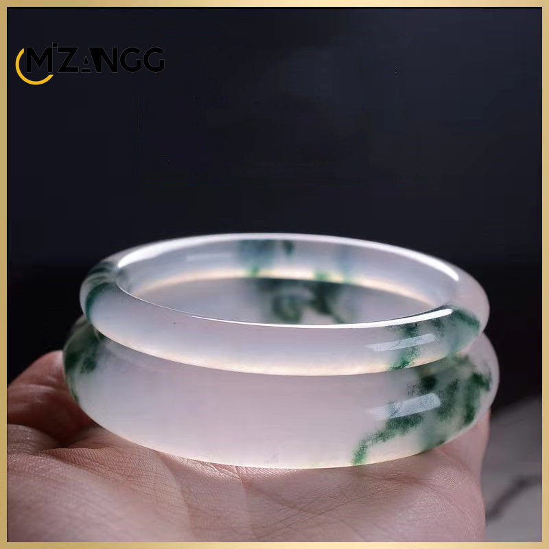 Men Accessories For Hand - Natuurlijke Groene Jadeite Armband Jade Armband
