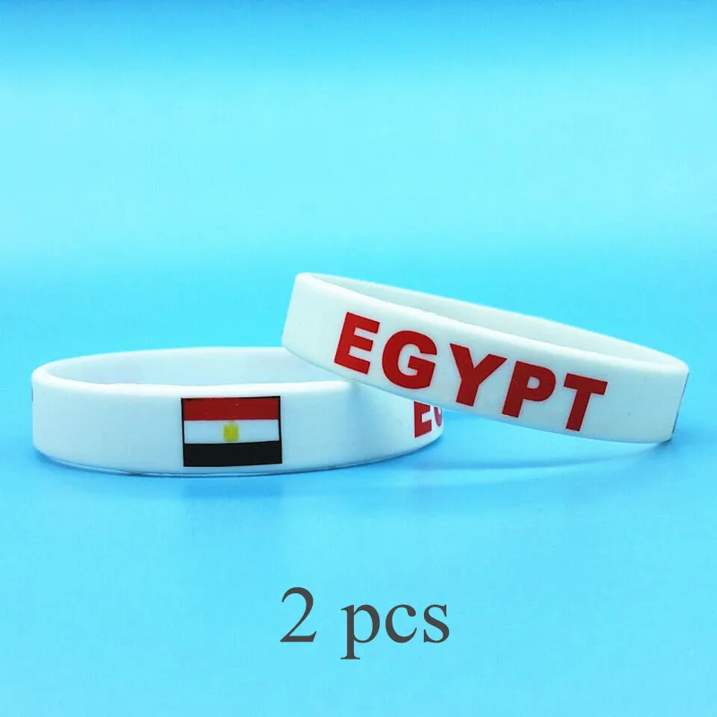 Men Accessories Egypt - 2 Stuks Egypte Vlag Siliconen Armbanden