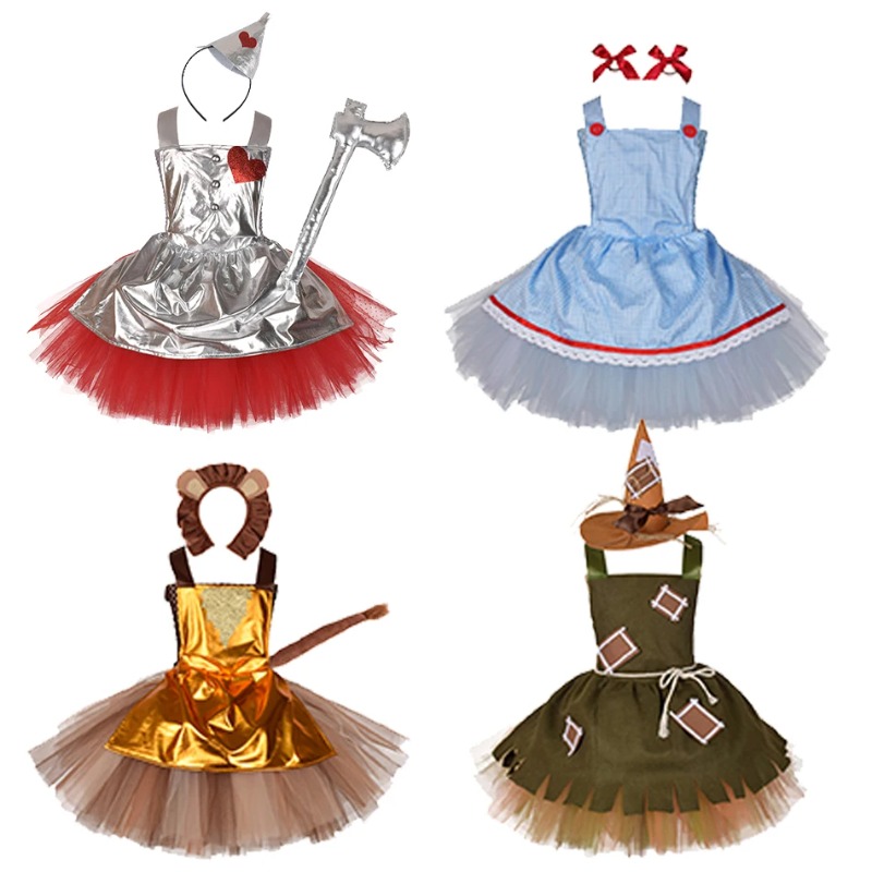 Men Accessories All - Halloween Cosplay Tovenaar Vogelverschrikker Tin Man-kostuum