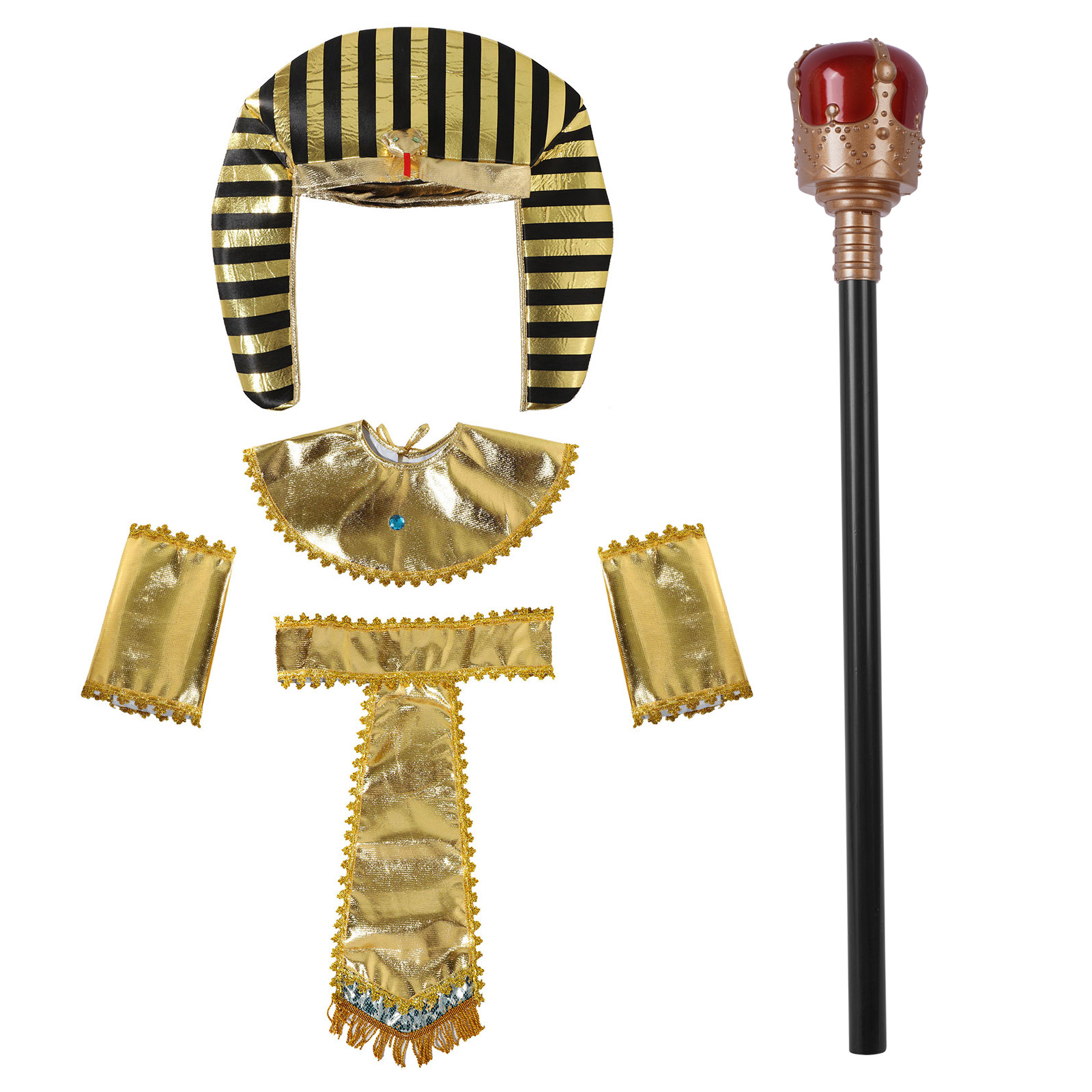 Men Accessories Egypt - Maskerade Vrouwen Mannen Cosplay Egypte Koning