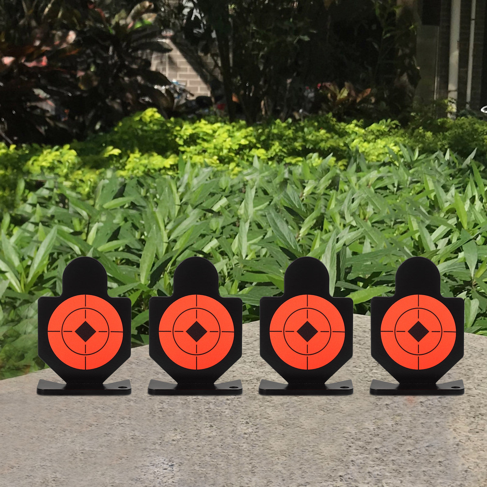 Men'S Accessories Target - 4 stuks kleine, robuuste metalen doelen
