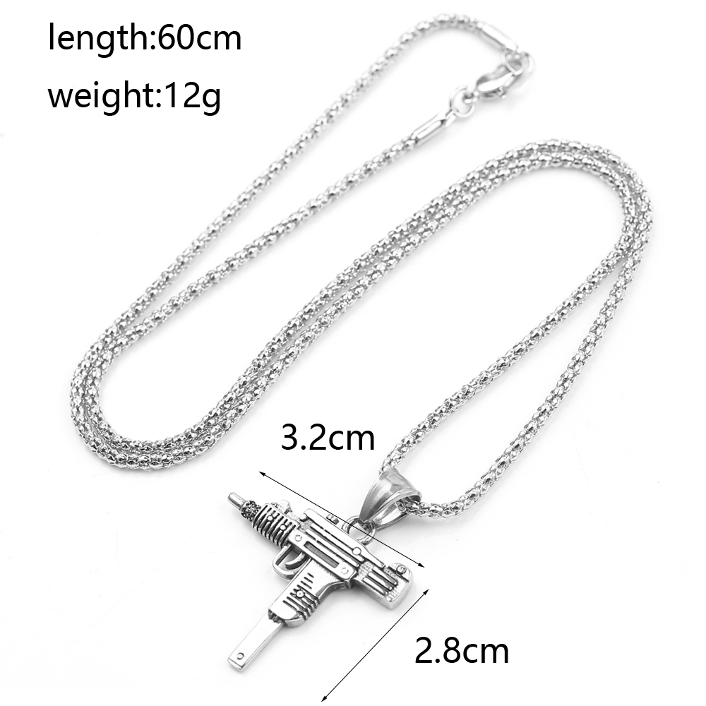 Punk Uzi pistool machinegeweer - Men Accessories Jewelry recensie en prijs