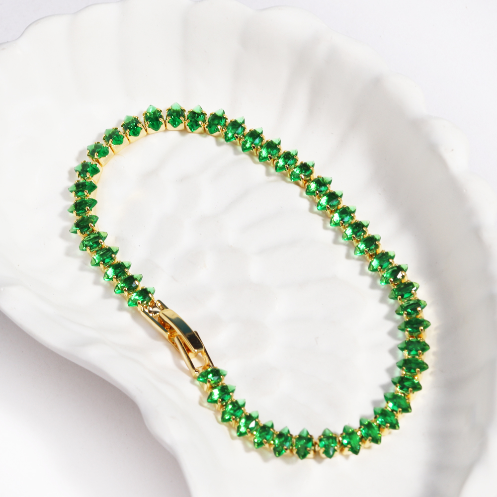 Mix Stijl Groene Micro-ingeleg - Men Accessories Jewelry recensie en prijs