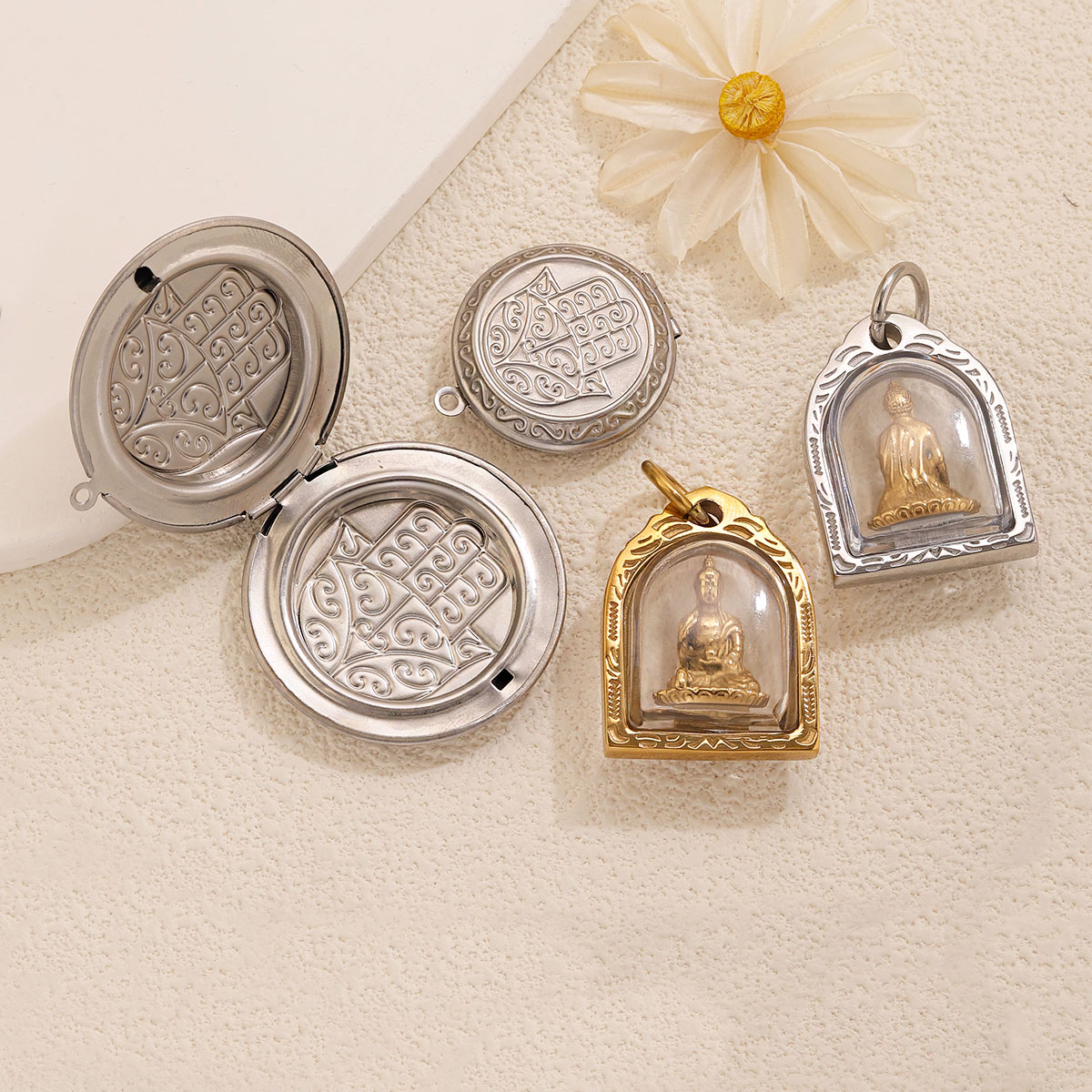 1/2 Stuks Fotolijst Charms 18K - Men Accessories Photos recensie en prijs