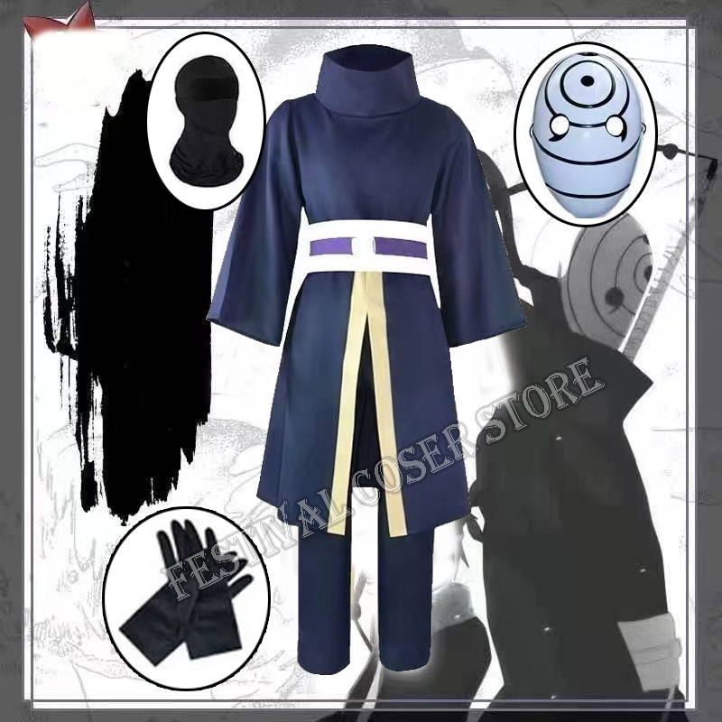 Anime Uchiha Obito Cosplay Kos - Men'S Kimono Accessories recensie en prijs