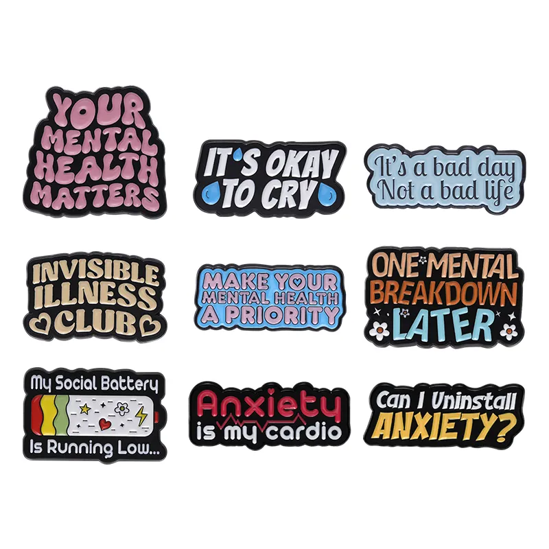 Citaat Angst Broche Emaille Pi - Men'S Accessories Quotes recensie en prijs