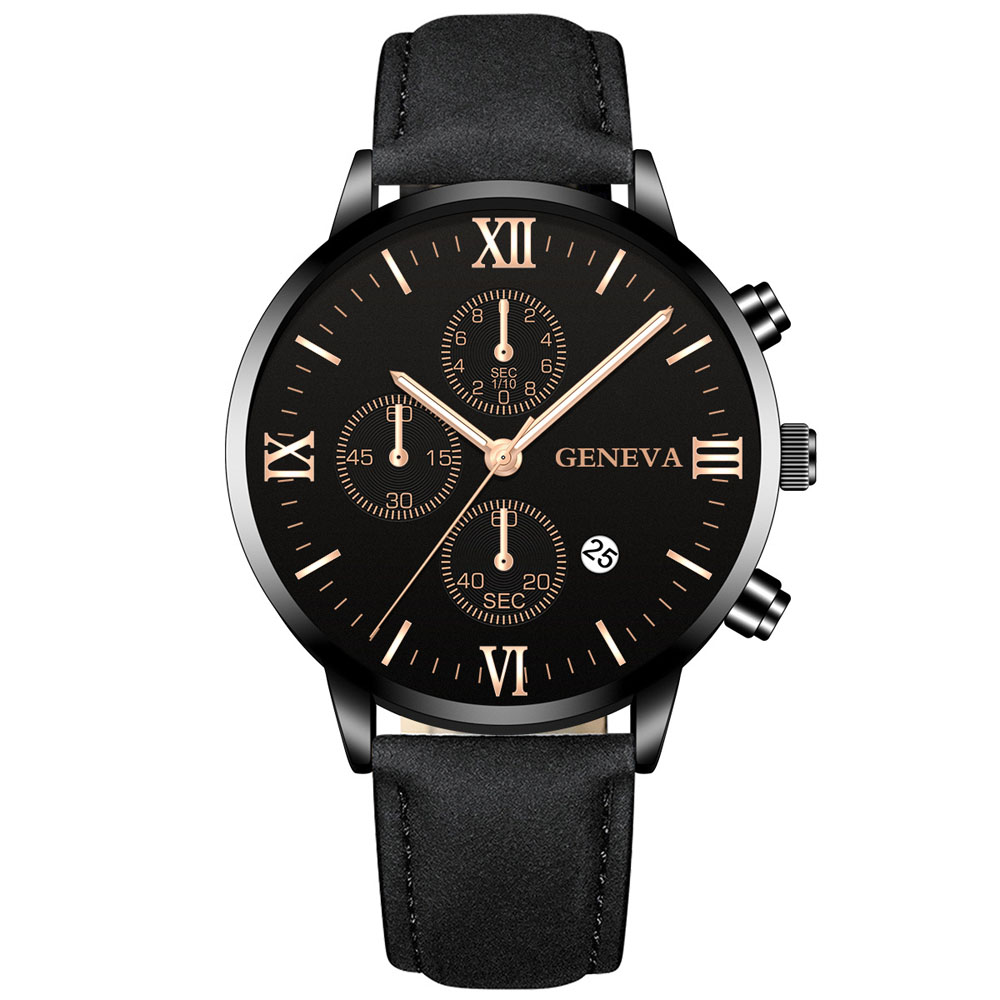 Genève Mode Mannen Datum Leger - Men'S Accessories Luxury Brands recensie en prijs