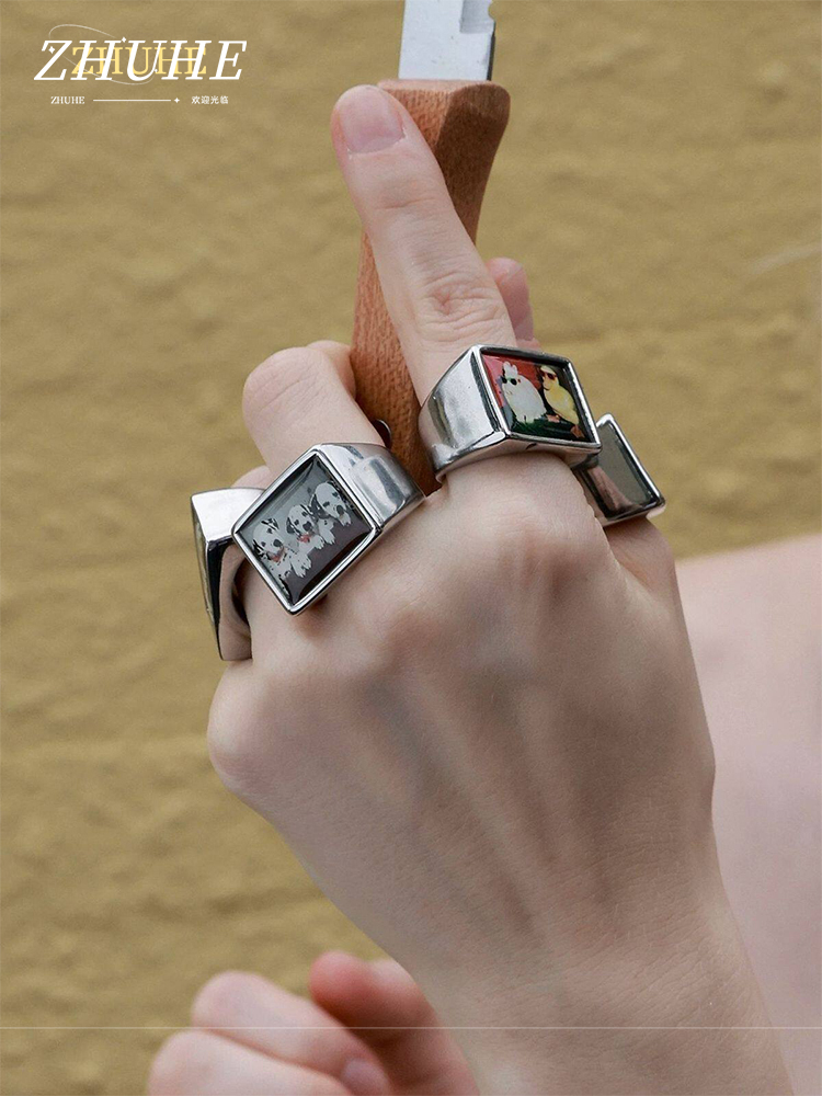 Koperlegering Retro Dierenfoto - Men Accessories Photos recensie en prijs