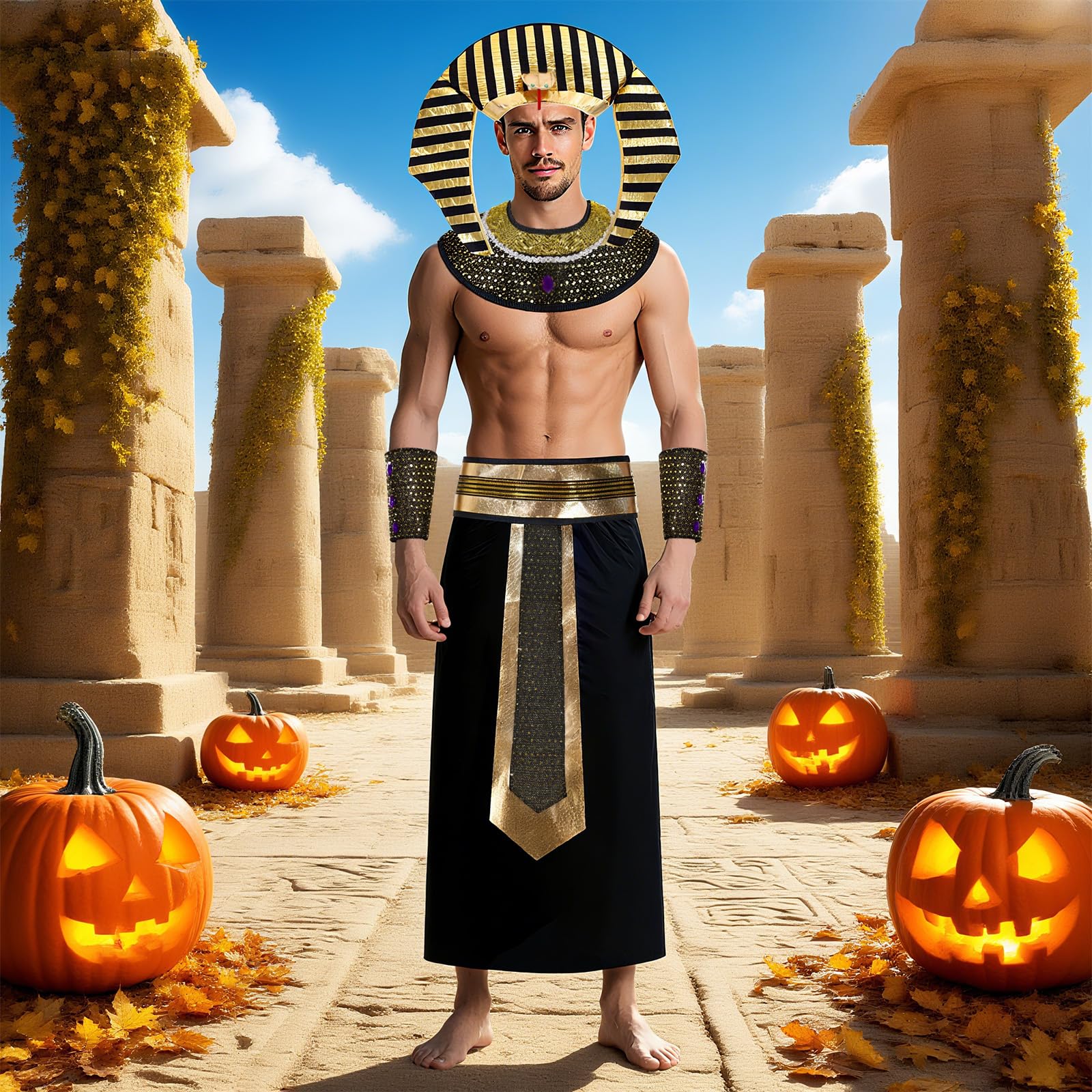 Egyptische Cleopatra Kostuum A - Men Accessories Egypt recensie en prijs