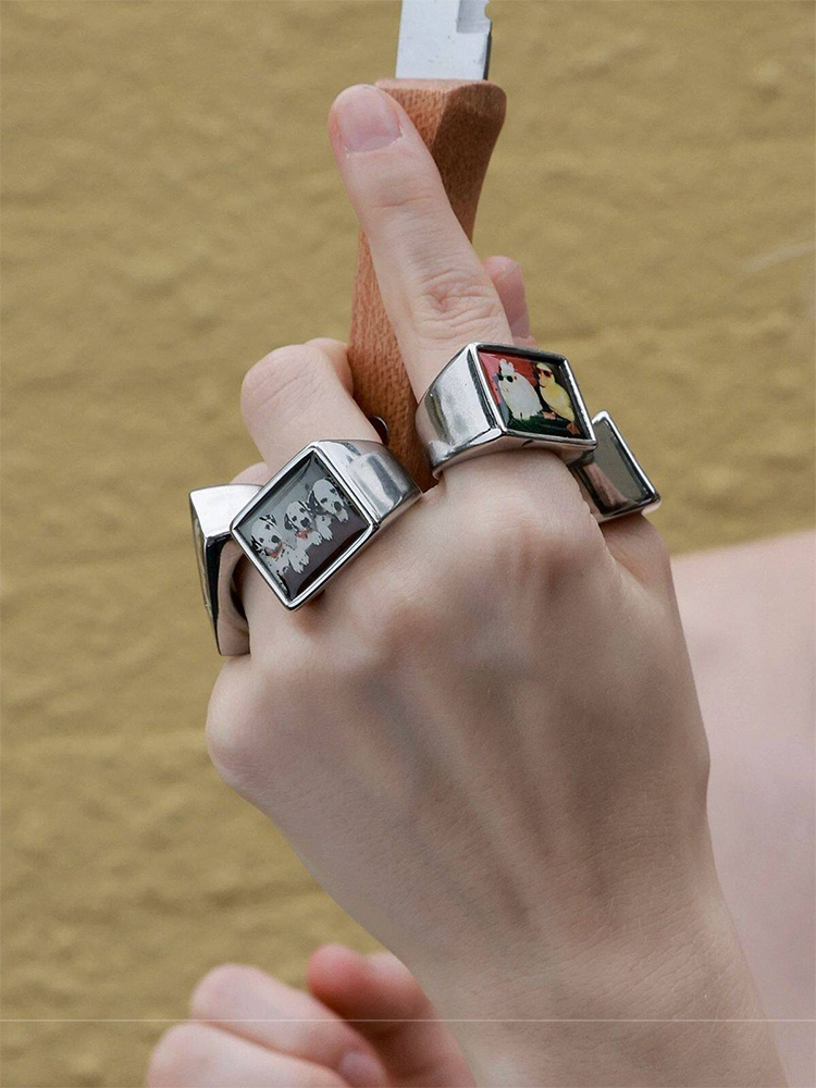Koperlegering Dierenfoto Print - Men Accessories Photos recensie en prijs