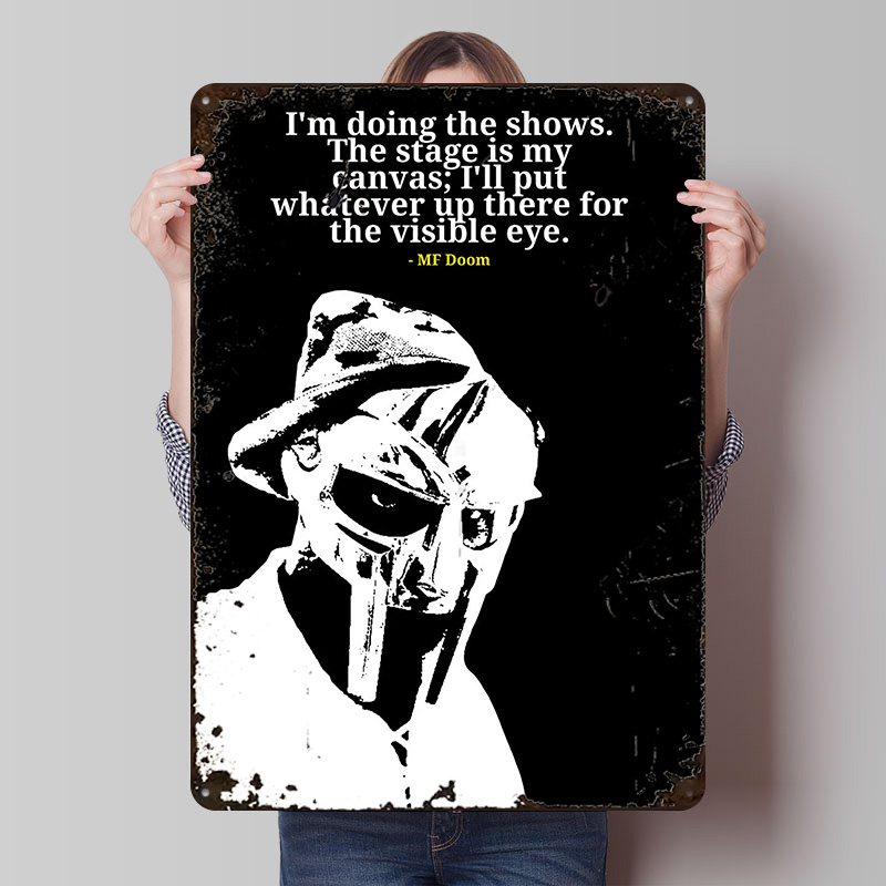 MF Doom Quote Metal Poster Cus - Men'S Accessories Quotes recensie en prijs