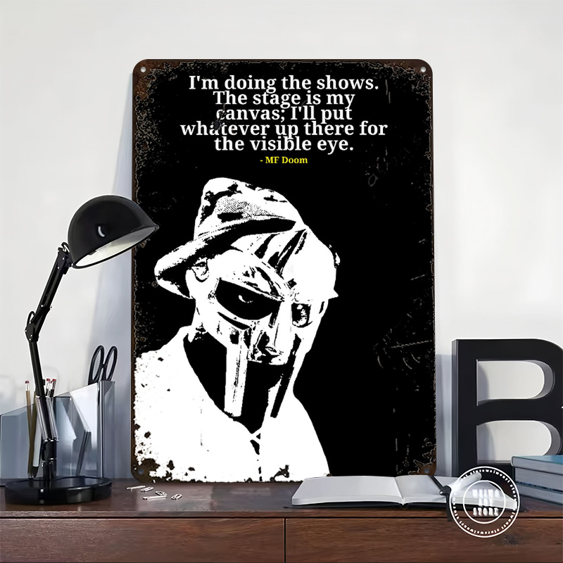 MF Doom Quote Metal Poster Cus - Men'S Accessories Quotes recensie en prijs