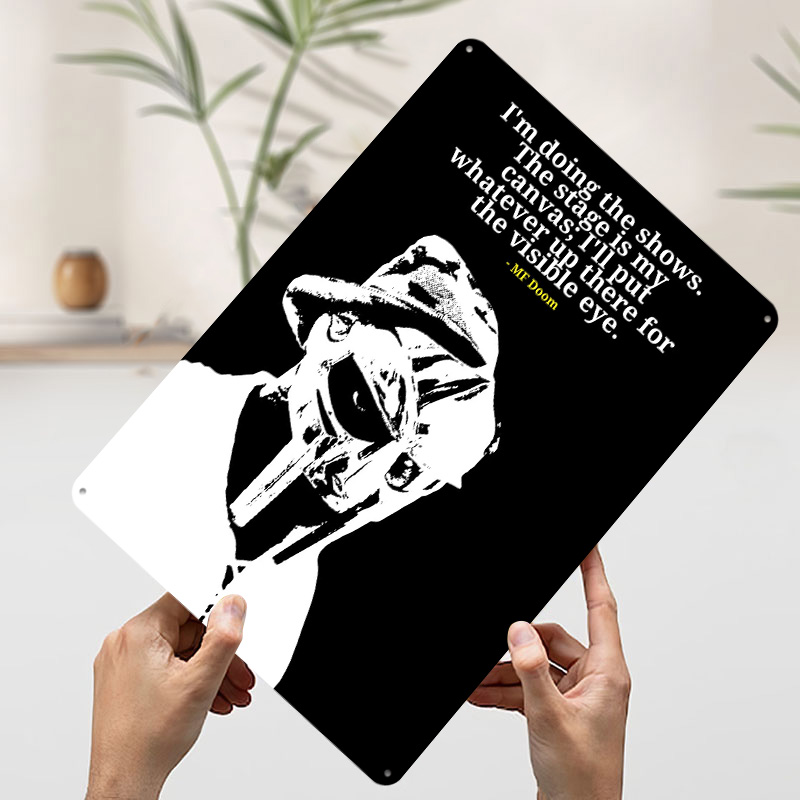 MF Doom Quote Metal Poster Cus - Men'S Accessories Quotes recensie en prijs