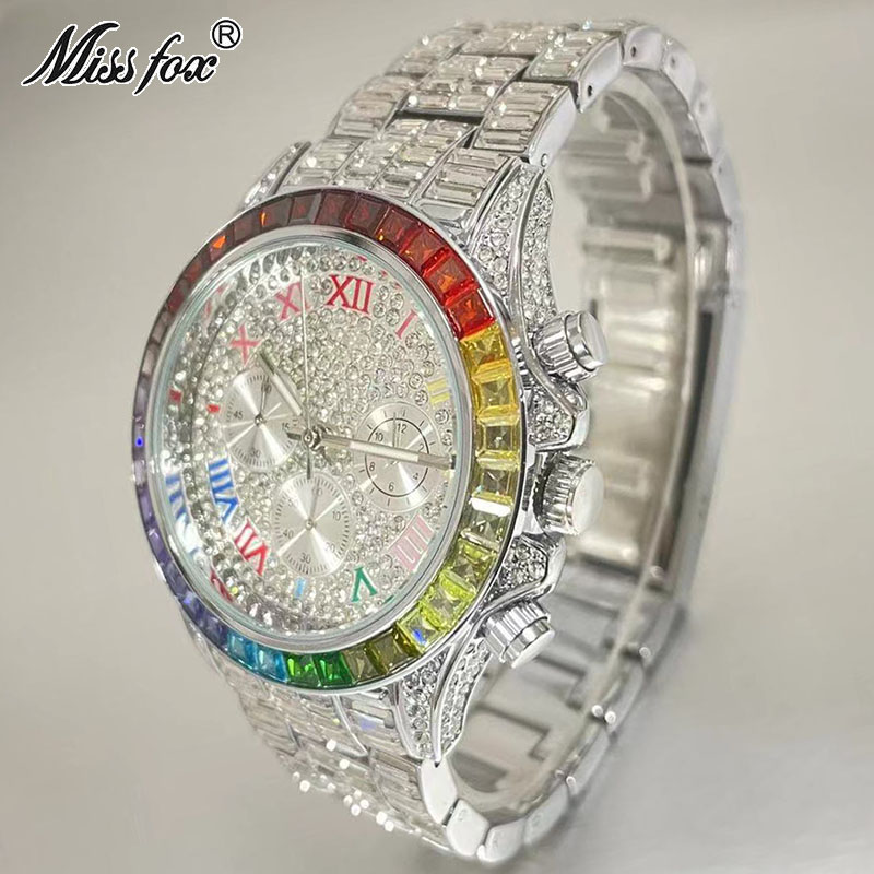 Missfox Luxe Iced Horloge Voor - Men'S Accessories Luxury Brands recensie en prijs