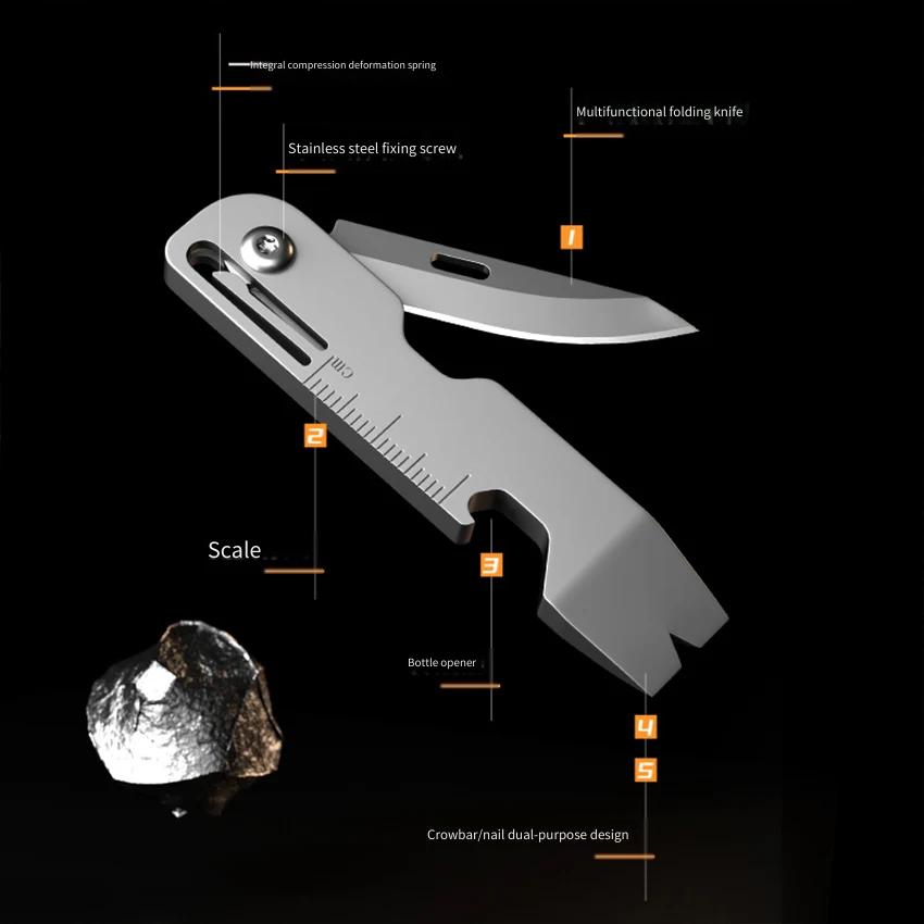 Titaniumlegering multifunction - Keychain Multi Tool recensie en prijs