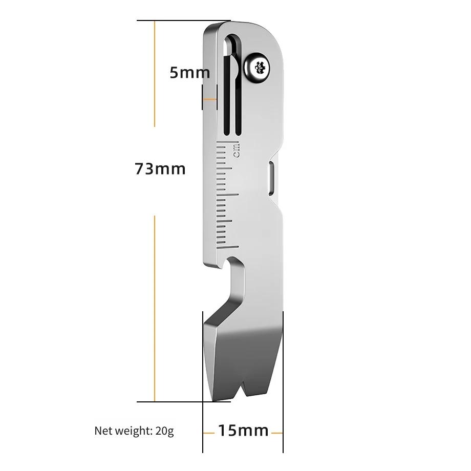 Titaniumlegering multifunction - Keychain Multi Tool recensie en prijs