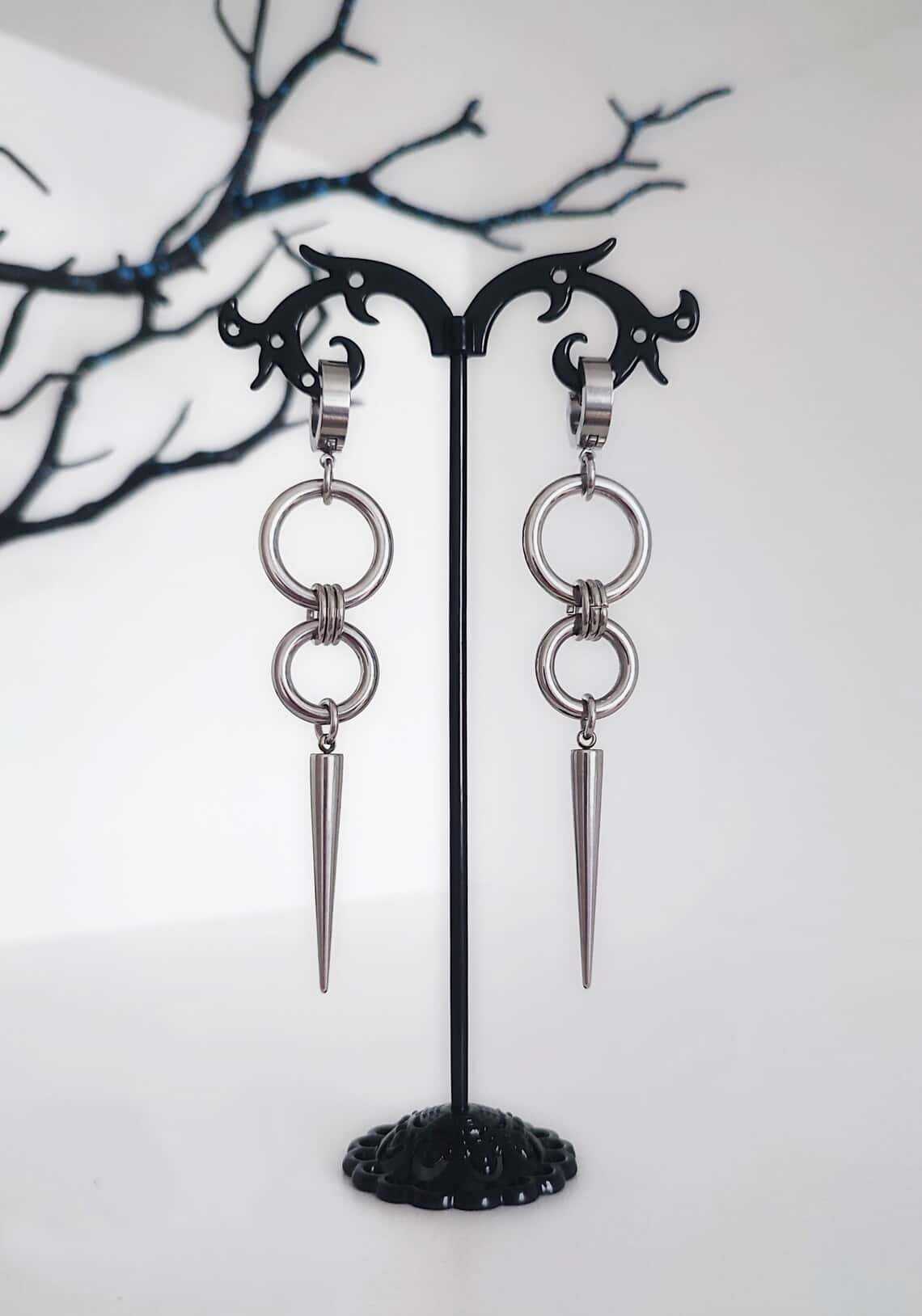 Punk klinknageloorbel, Goth-si - Men Accessories Tips recensie en prijs