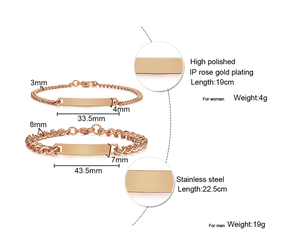 Plaat Id Tag Bar Armband Cubaa - Men Accessories All recensie en prijs