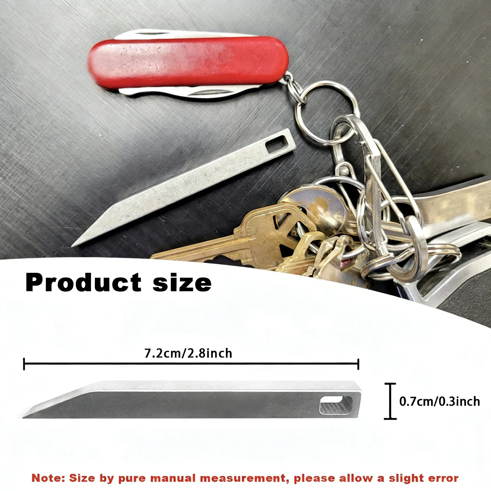 Zware sleutelhanger-krik EDC-k - Keychain Multi Tool recensie en prijs