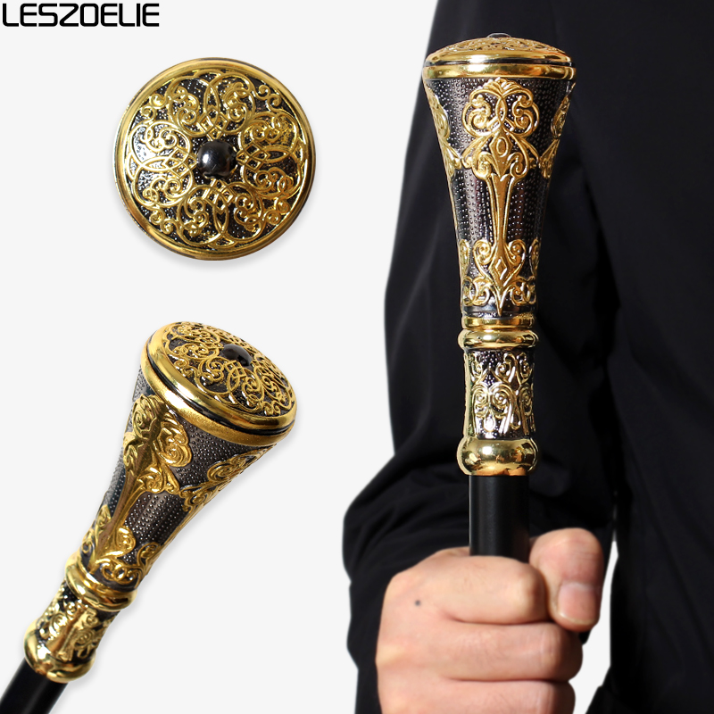 Luxe goud en zwart wandelstok  - Men Accessories Tips recensie en prijs