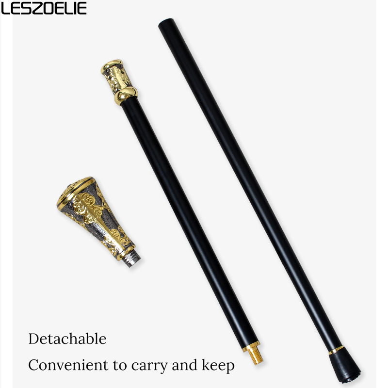 Luxe goud en zwart wandelstok  - Men Accessories Tips recensie en prijs