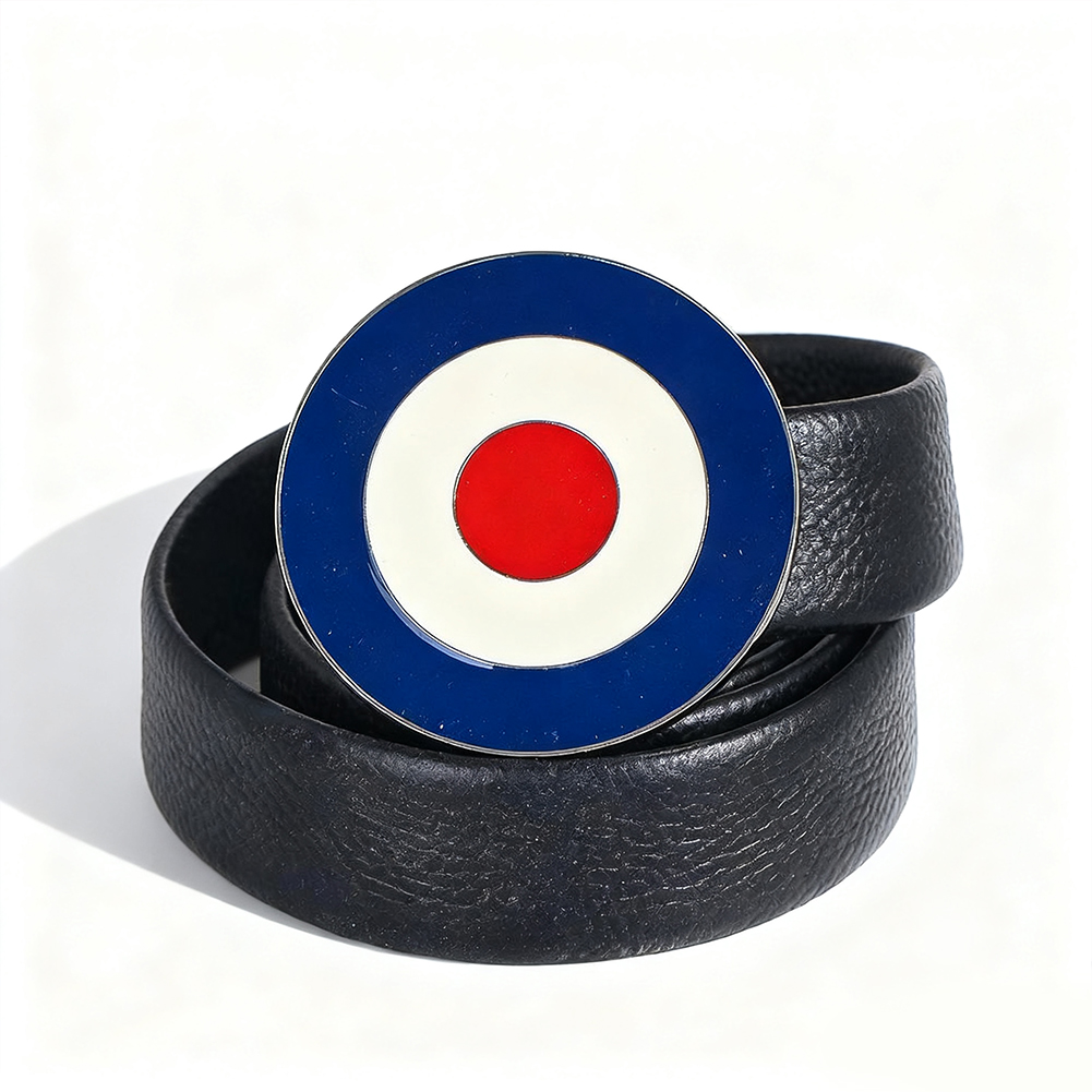 Retro Target Ronde Gesp 7,7 cm - Men'S Accessories Target recensie en prijs