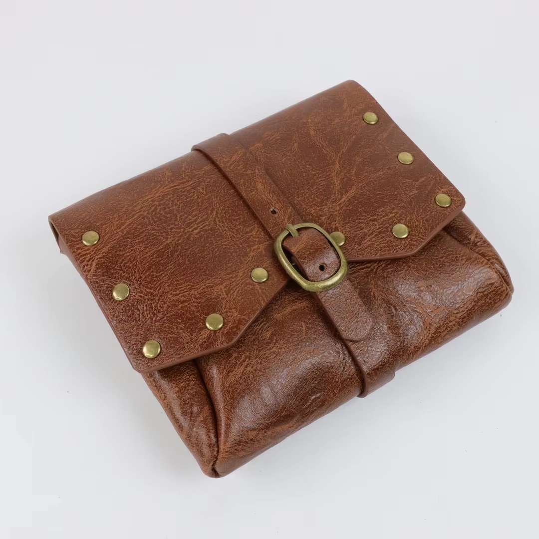 Middeleeuwse Viking lederen bu - Men Accessories Gadgets recensie en prijs