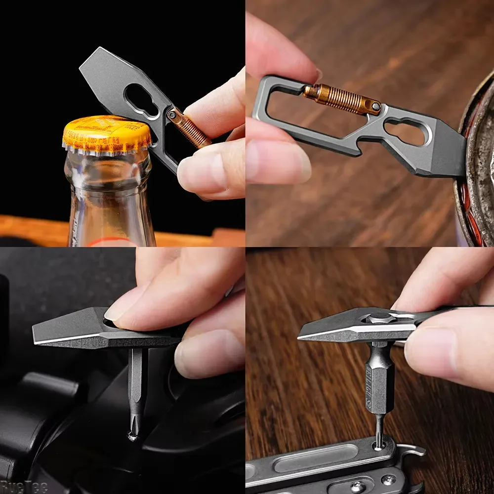 6 cm 5-1 multifunctionele sleu - Keychain Multi Tool recensie en prijs
